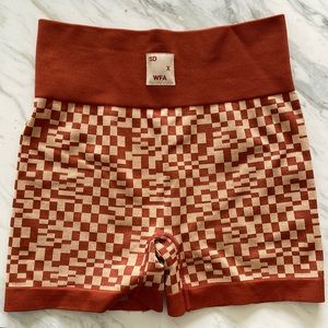 COPY - Sarah's Day X White Fox Mojave Seamless Bike Shorts Burnt Clay Mirage- L…